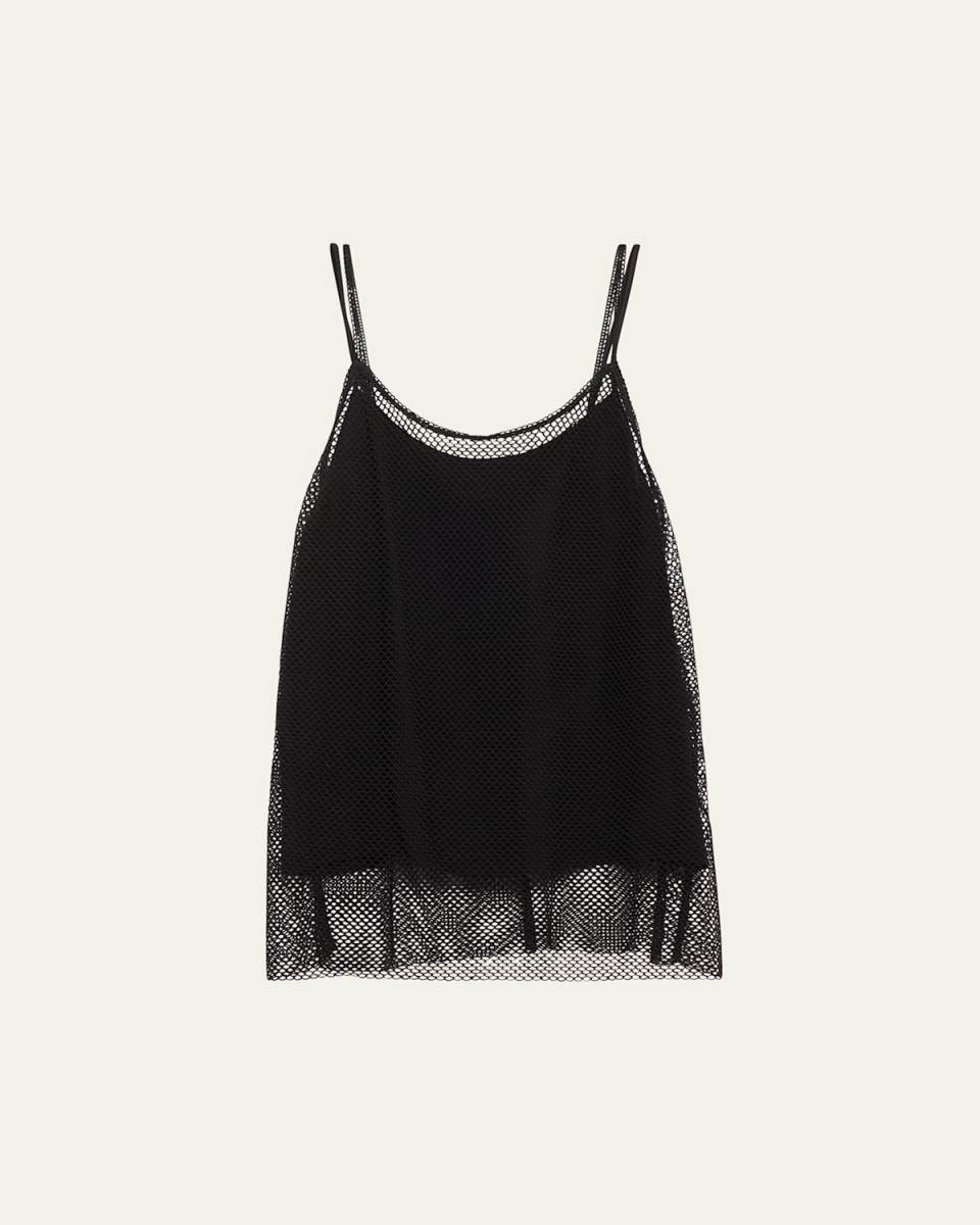 x Atelier Jolie Layered Fishnet Cami Top